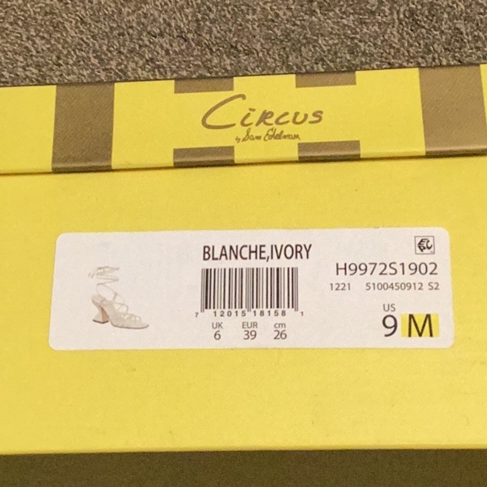 NIB Circus by Sam Edelman Size 9M Shoes Blanche, Ivory - Picture 9 of 10